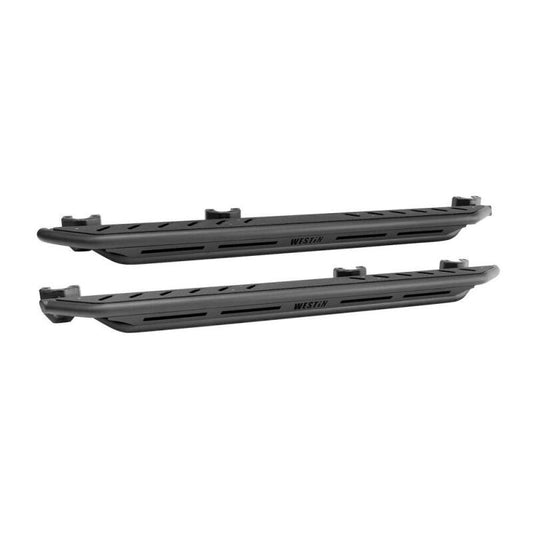 Westin 42-6025 /Snyper 2018+ Jeep Wrangler JL Unlimited 4DR Triple Tube Rock Rail Steps - Textured Black