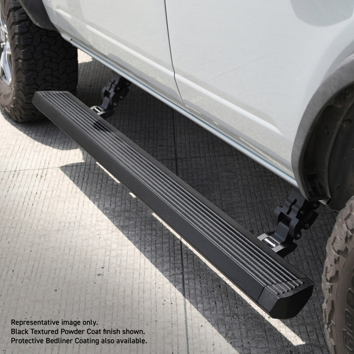 Go Rhino 20492752PC RealTruck 18-24 Jeep Wrangler 2dr VoltStep Electric Running Board Kit (No Drill) - Tex. Blk