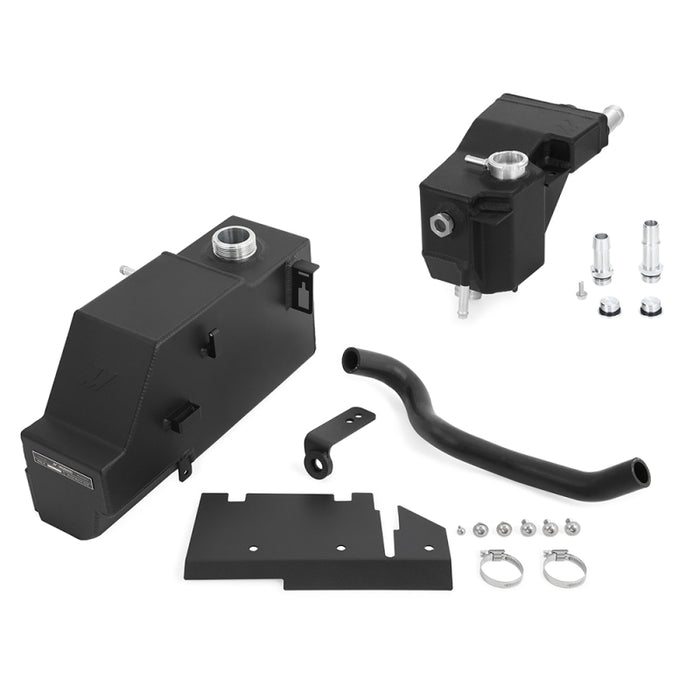 Mishimoto MMRT-F2D-11KMWBK 11-19 Ford 6.7L Powerstroke Expansion Tank Kit - Micro-Wrinkle Black