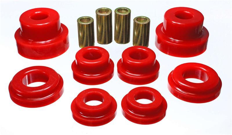 Energy Suspension 5.4114R Dodge 08-10 Challenger/ 07-10 Charger/05-08 Magnum RWD Red Rear Subframe Bushings