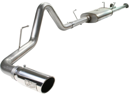 aFe 49-46006-P MACHForce XP Exhaust Cat-Back SS-409 07-09 Toyota Tundra V8-5.7L w/ Polished Tip