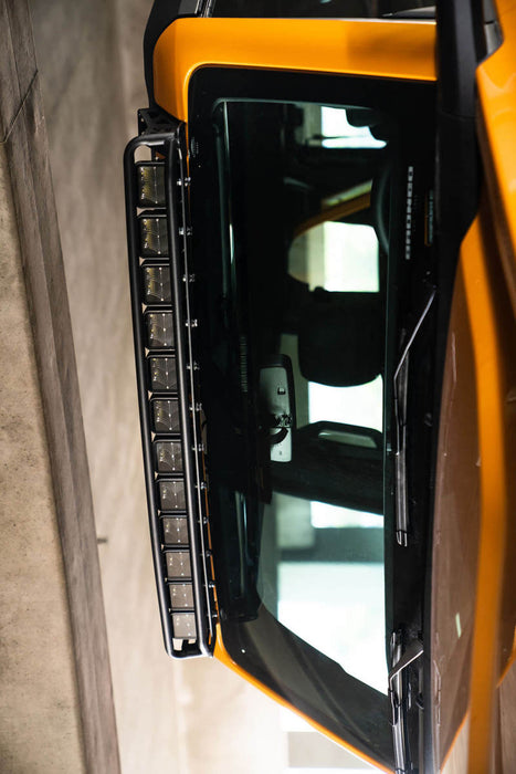 DV8 Offroad LBBR-03 DV8 21+ Ford Bronco Curved Light Bracket for 12 3in. Pod Lights