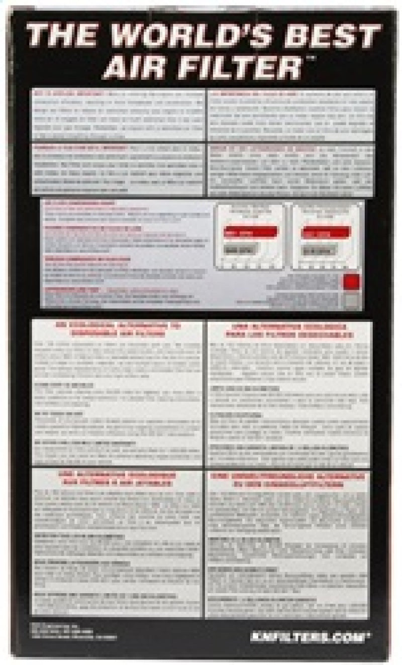 K&N Engineering RU-5122 K&N Filter Universal Rubber Filter 3.25 Flange 5.5 Base 4.6875 Top 8 Height