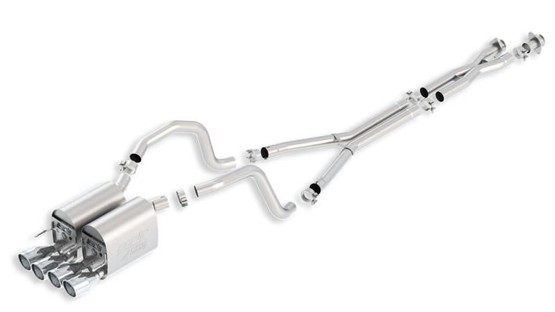 Borla 140453 05-08 Chevrolet Corvette Coupe/Convertible 2dr 6.2L 8cyl AT/MT 6spd ATAK SS Catback Exhaust