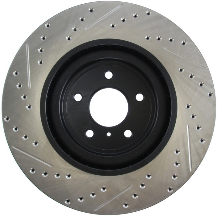 Stoptech 127.42100L StopTech Infiniti G37 / Nissan 370Z SportStop Slotted & Drilled Front Left Rotor