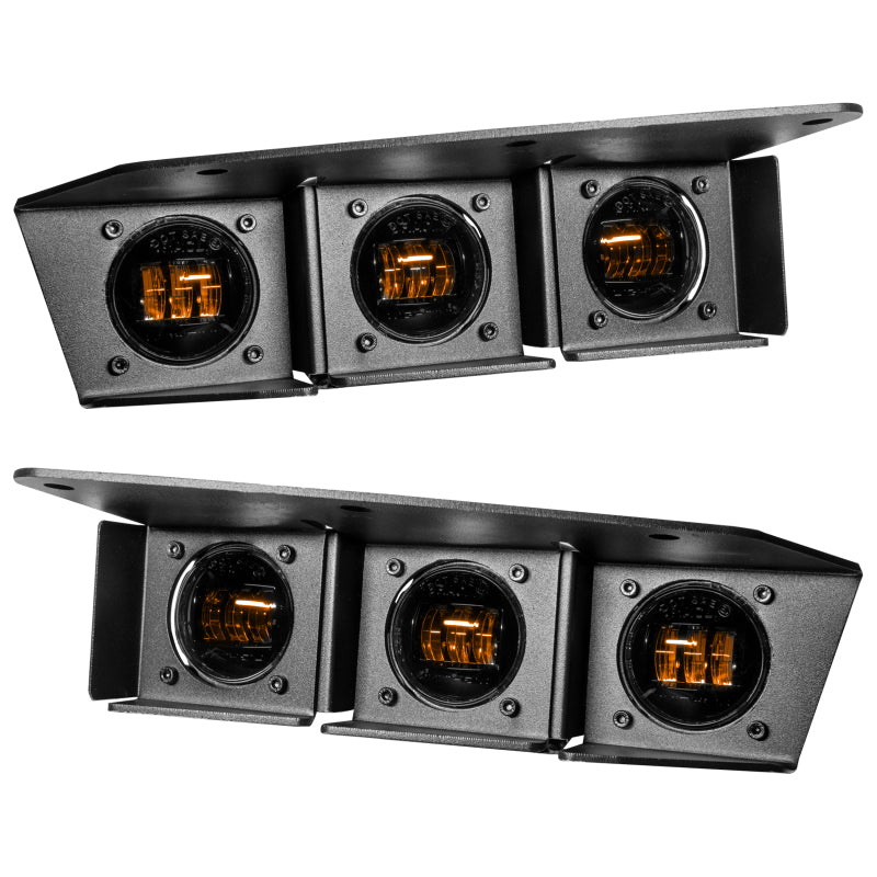 ORACLE Lighting 5890-005 Oracle High 21-22 Ford Bronco Triple LED Fog Light kit for Steel Bumper