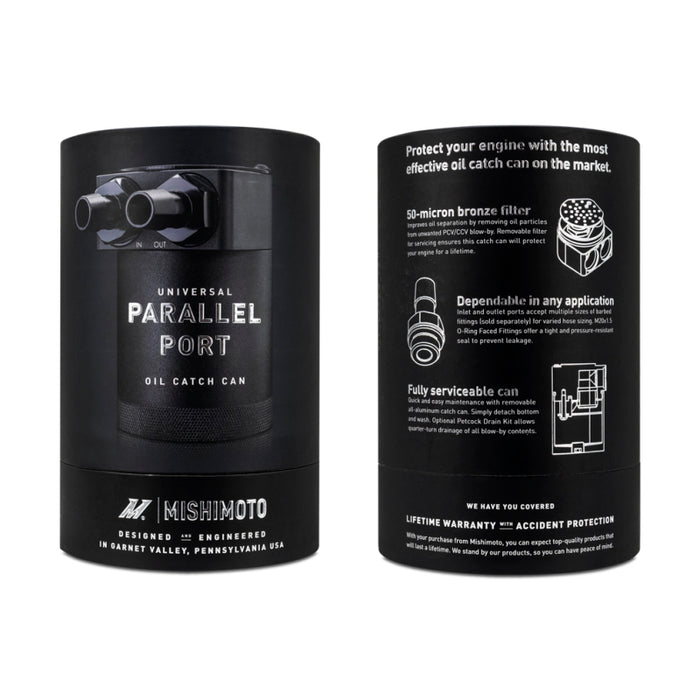 Mishimoto MMBCC-PPTWO Parallel Port Universal Baffled Oil Catch Can