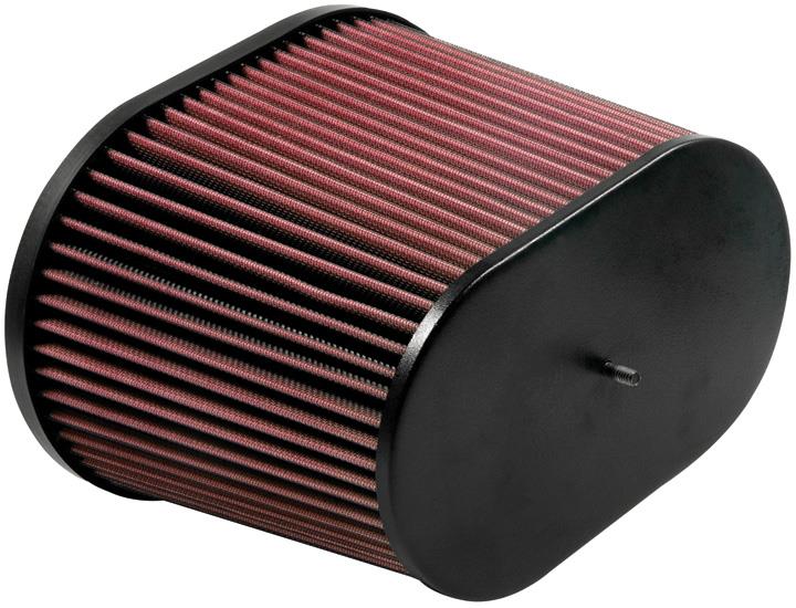 K&N Engineering RC-5178 K&N Universal Air Filter - Oval Straight - 3.688in Flange ID x 10.25in Base O/S Length x 7.875in H