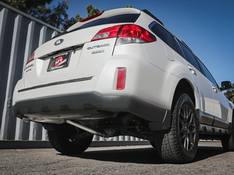 aFe 49-36806 POWER Takeda 2.25 to 2.5in 304SS Cat-Back Exhaust 10-14 Subaru Outback H4-2.5L