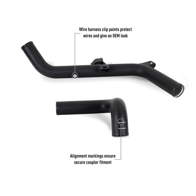Mishimoto MMINT-BR27-21KBBK 21+ Bronco 2.7 Stock Location INT Kit MWBK Pipes BK Cooler