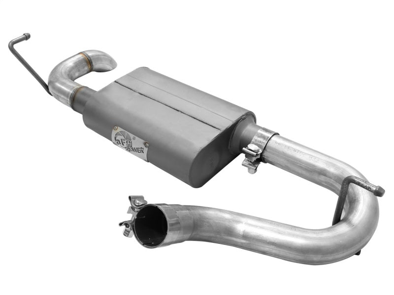 aFe 49-08046 Scorpion Exhaust System Axle Back Aluminized Hi-Tuck 07-17 Jeep Wrangler JK V6 3.6/3.8L