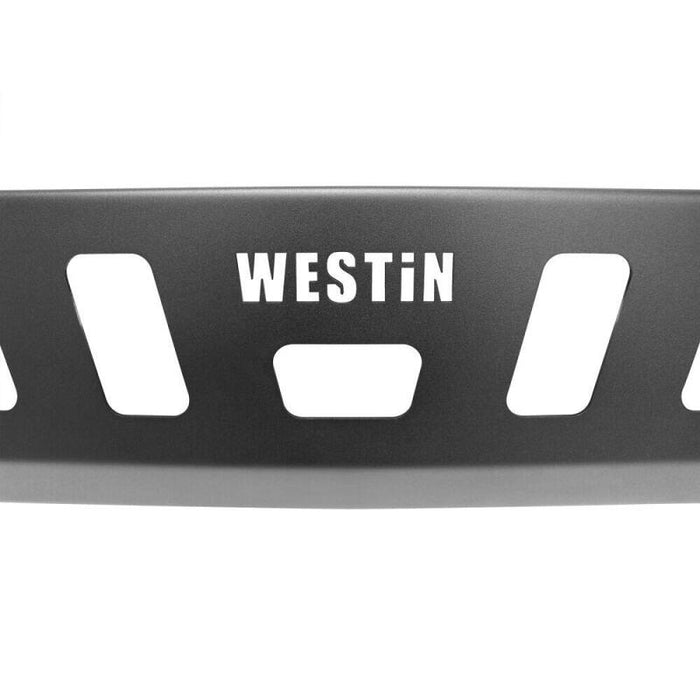Westin 59-80095 18-19 Jeep Wrangler JL Front Bumper Skid Plate - Textured Black