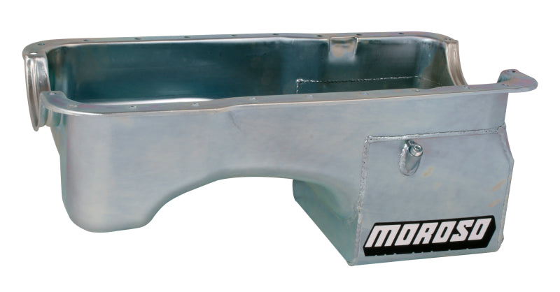 Moroso 20521 Ford 289-302 (w/Rear Sump) Wet Sump 7qt 9in Steel Oil Pan