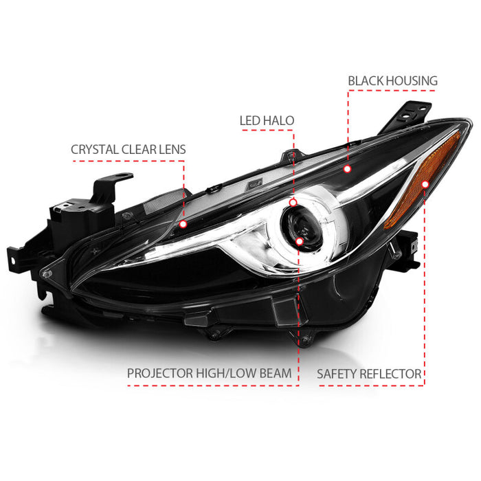 ANZO 121522 ANZ LED/Projector Headlights