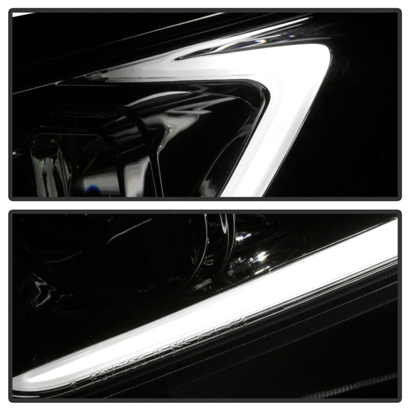 SPYDER 9042225 xTune 09-14 Acura TSX Projector Headlights - Light Bar DRL - Chrome (PRO-JH-ATSX09-LB-C)