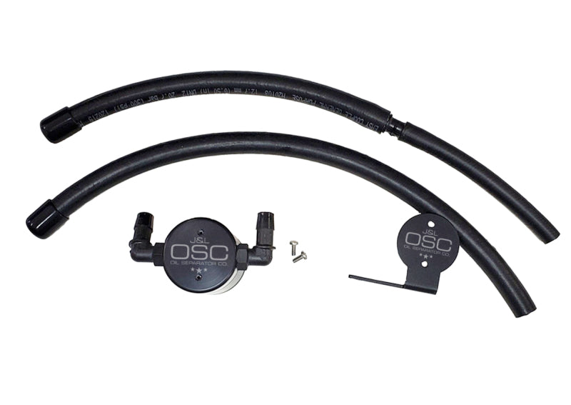 J&L 3105D-B 07-21 Toyota Tundra 5.7L Driver Side Oil Separator 3.0 - Black Anodized