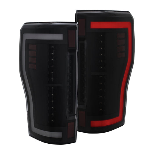 ANZO 311288 2017+ Ford F-250 LED Taillights - Black/Smoke
