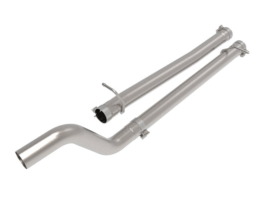 aFe 49C32085NM Vulcan Series 3in 304 Stainless Steel Muffler Delete Pipe 2021 RAM 1500 TRX V8-6.2L (sc)