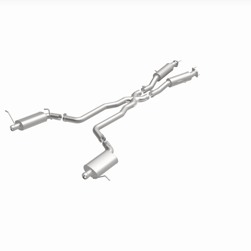 Magnaflow 15064 MagnaFlow 12 Jeep Grand Cherokee V8 6.4L Dual Split Rear Exit Stainless Cat Back Performance Exhaust