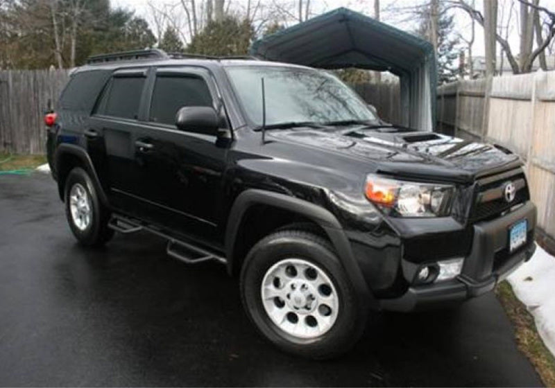 N-Fab T0960R Nerf Step 10-17 Toyota 4 Runner SUV 4 Door - Tex. Black - W2W - 3in