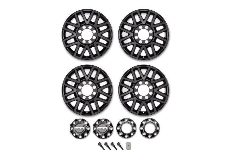Ford Racing M-1007K-SU2008EB 05-22 F-Super Duty 20in x 8in Wheel Package w/TPMS Kit - Black