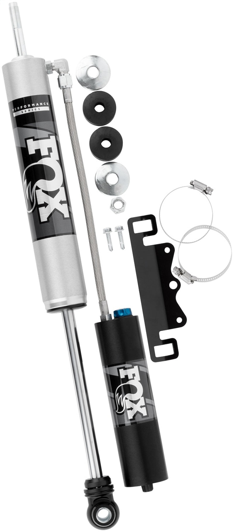 FOX 985-26-161 Fox 17-19 Ford F250/F350 2.0 Performance Series Remote Reservoir Adj. Front Shocks 0-1.5in Lift