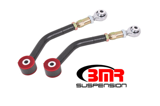 BMR Suspension UCA112H BMR 08-17 Challenger Upper Control Arms On-Car Adj. Rod Ends (Polyurethane) - Black Hammertone