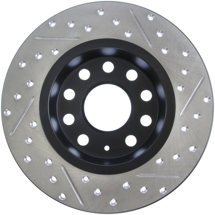 Stoptech 127.33131R StopTech Slotted & Drilled Sport Brake Rotor