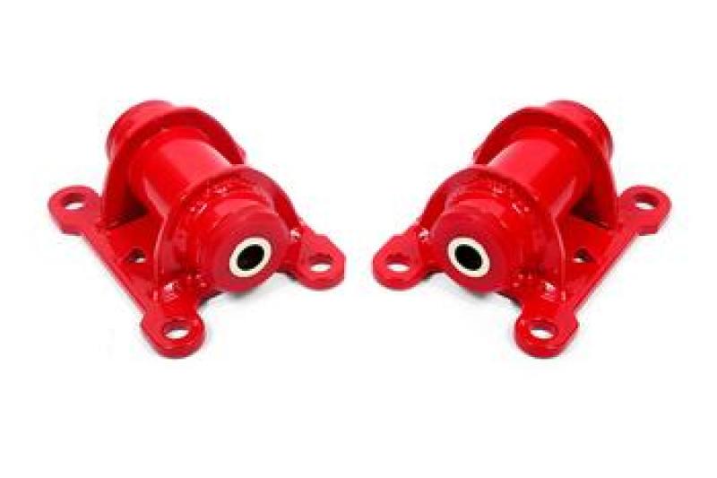 BMR Suspension MM340R BMR 98-02 Chevrolet Camaro Motor Mount Kit (Steel) w/ Poly Bushings - Red