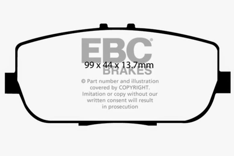 EBC DP31775C 06-15 Mazda Miata MX5 2.0 Redstuff Rear Brake Pads