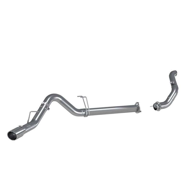 MBRP S6284AL 11-14 Ford 6.7L F-250/350/450 4in Filter Back Single Side Exit Alum and Down Pipe Exhaust