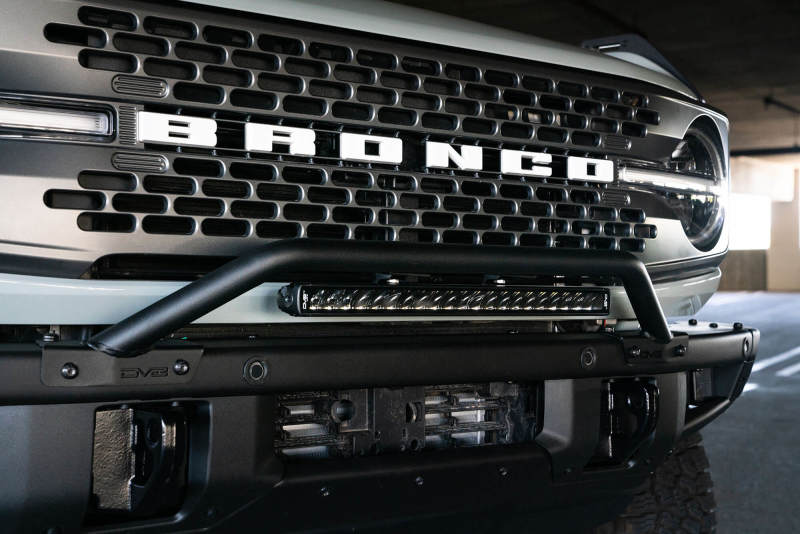 DV8 Offroad LBBR-06 2021-2022 Ford Bronco (Not For Factory Plastic Bumper) Factory Bumper Bull Bar - Black