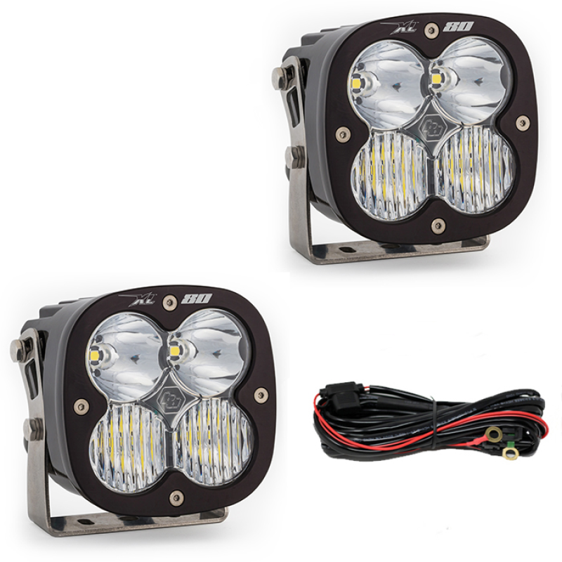 Baja Designs 447669 Jeep JL/JT Rubicon Steel Bumper LED Light Kit XL 80