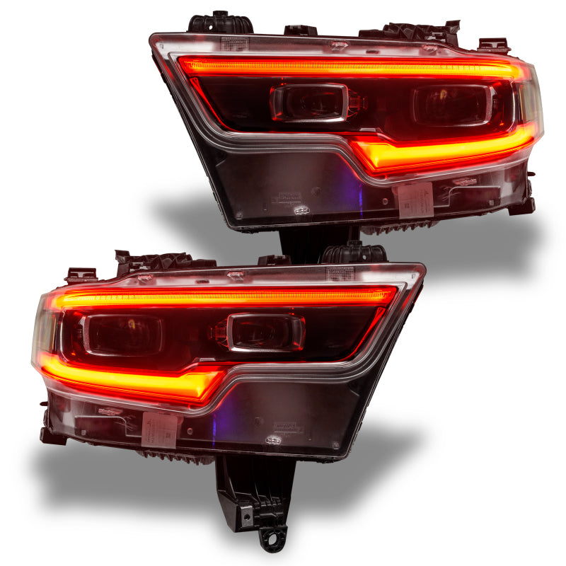 ORACLE Lighting 1448-335 Oracle 19-21 RAM 1500 Projector LED Headlight DRL Kit - RGBW+A w/ BC1 Controller SEE WARRANTY