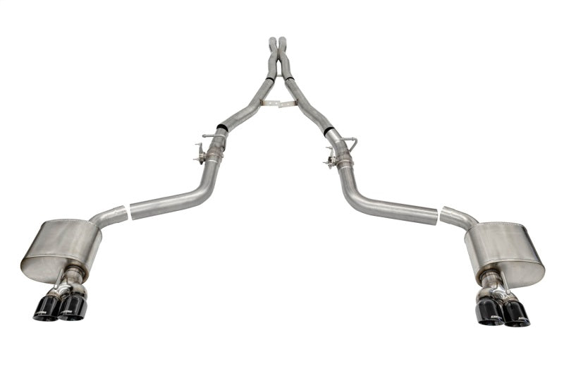 Corsa Performance COR21070BLK 15-22 Dodge Challenger Cat Back Exhaust