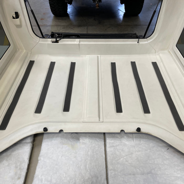 DEI 50285 11-18 Jeep Wrangler JK 2-Door Boom Mat Complete Headliner Kit - 6 Piece - Black