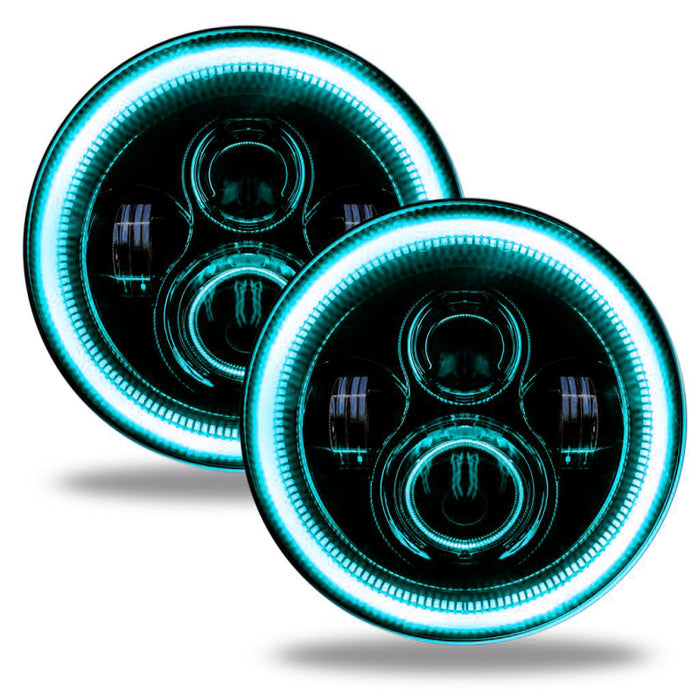 ORACLE Lighting 5769J-332 Oracle Jeep Wrangler JL/Gladiator JT 7in. High Powered LED Headlights (Pair) - Dynamic