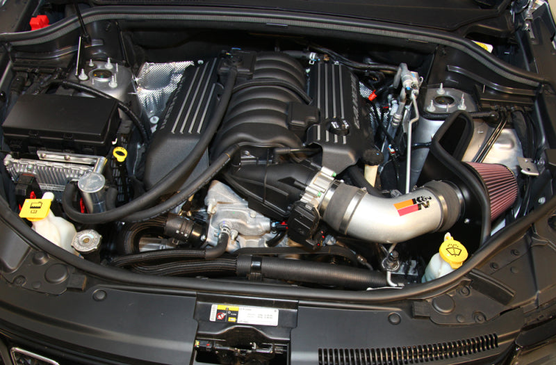 K&N Engineering 77-1567KS K&N 12-15 Jeep Grand Cherokee SRT 8 6.4L V8 High Flow Performance Intake Kit