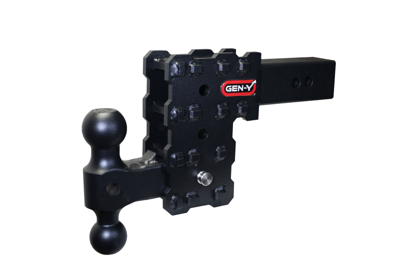 GEN-Y Hitch GH-2413X Gen-Y Phantom-X 2.5in Solid Shank 5in Drop 1.6K TW 16K Hitch w/GH-051 Dual-Ball
