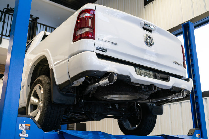 MBRP S5152BLK 2019 RAM 1500 5.7L (CrewCab/Quad Cab ONLY) 2.5in CB Dual Split Rear w/4.5in Tip - Blk Coated