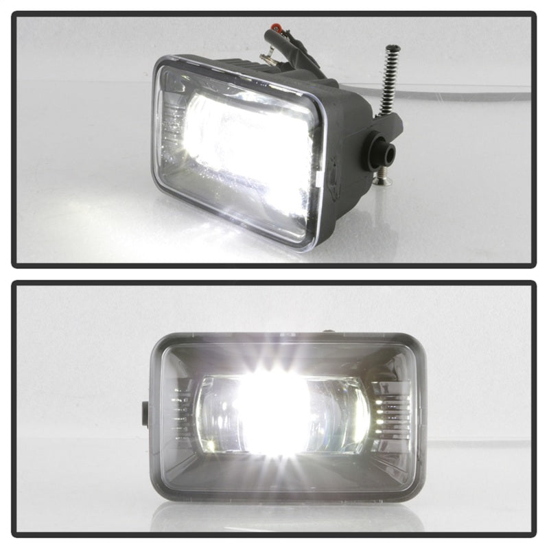 SPYDER 9043277 Spyder 15-18 Ford F-150 / 17-18 Ford F-250/F-350 Full LED Fog Lights - w/o Switch (FL-LED-PRO-4)