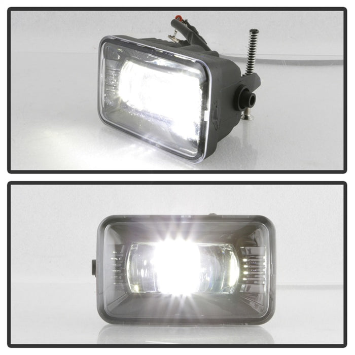 SPYDER 9043277 Spyder 15-18 Ford F-150 / 17-18 Ford F-250/F-350 Full LED Fog Lights - w/o Switch (FL-LED-PRO-4)