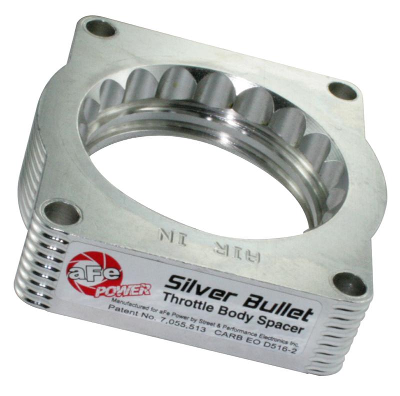 aFe 46-36001 Silver Bullet Throttle Body Spacers TBS Nissan Titan/Armada Infiniti QX56 04-09 V8-5.6L