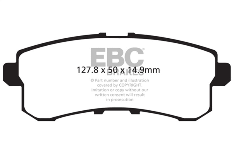 EBC DP41876R 11-13 Infiniti QX56 5.6 Yellowstuff Rear Brake Pads
