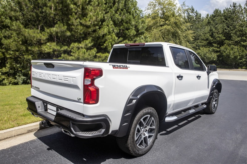 Bushwacker 40984-02 19-21 Chevrolet Silverado 1500 DRT Style Flares 4pc - Black