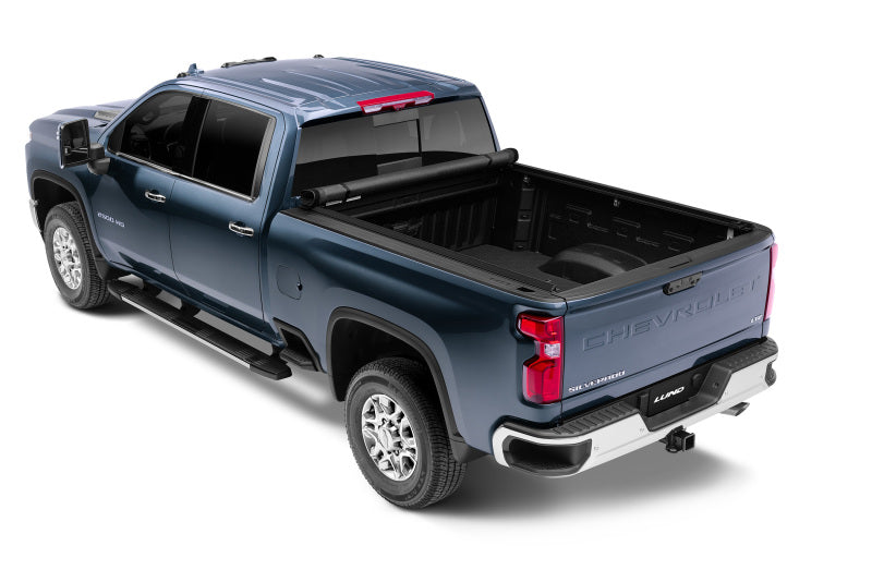 LUND 96893 Lund 07-17 Chevy Silverado 1500 (6.5ft. Bed) Genesis Elite Roll Up Tonneau Cover - Black