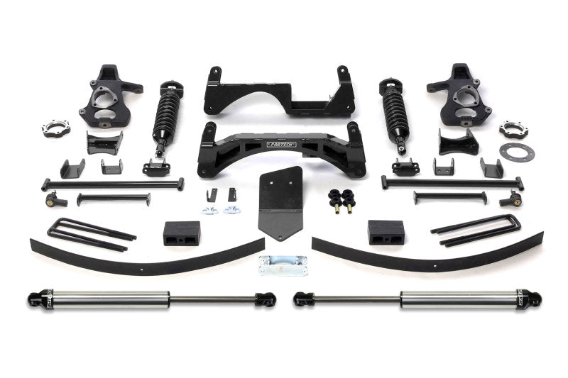 Fabtech K1025DL 07-13 GM K1500 P/U w/o Autoride 4WD 6in Perf Sys w/Dlss 2.5C/Os & Rr Dlss