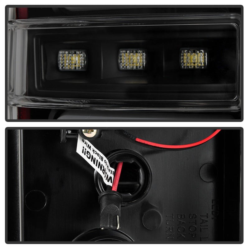SPYDER 5085740 Spyder 16-17 Toyota Tacoma LED Tail Lights - Black Smoke (ALT-YD-TT16-LED-BSM)