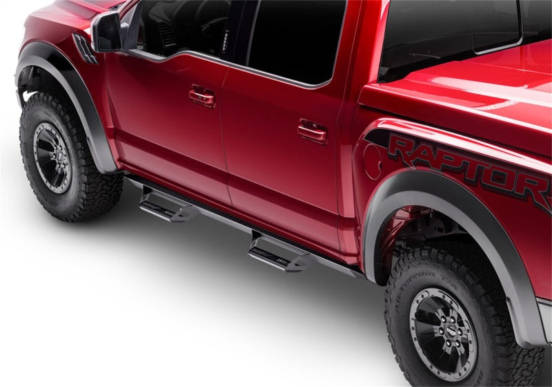 N-Fab PRF1590CC-TX Predator Pro Step System 15-17 Ford F-150 / Raptor SuperCrew - Tex. Black