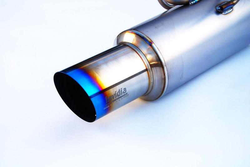 Invidia HS08SW4TRG 08-14 WRX/STi 4 Door 80mm Single Outlet Full Titanium Cat-Back Exhaust